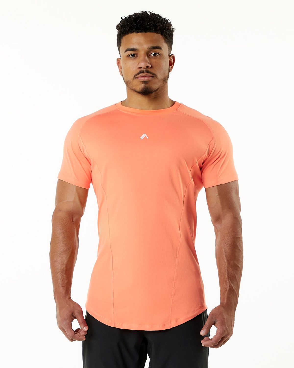 Alphalete High Performance Tee Electric Peach | FA2351897