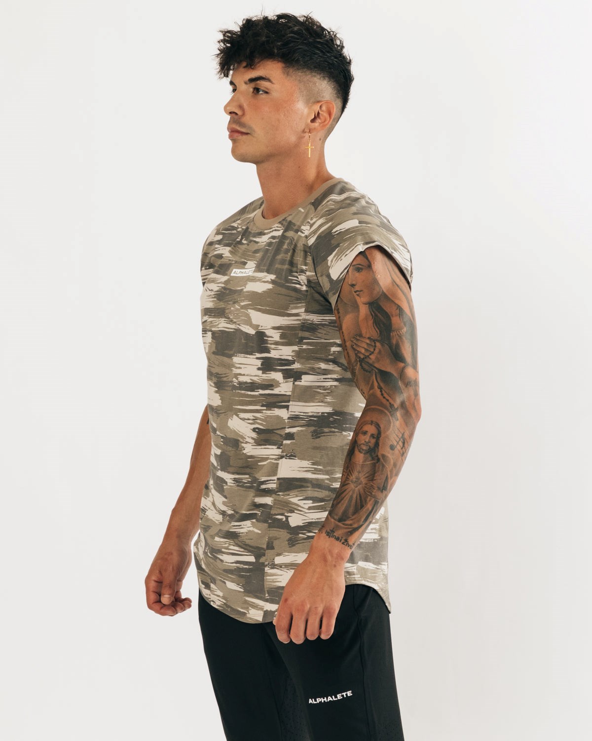 Alphalete High Performance Ärmellose Tee Camouflage | IY4682139