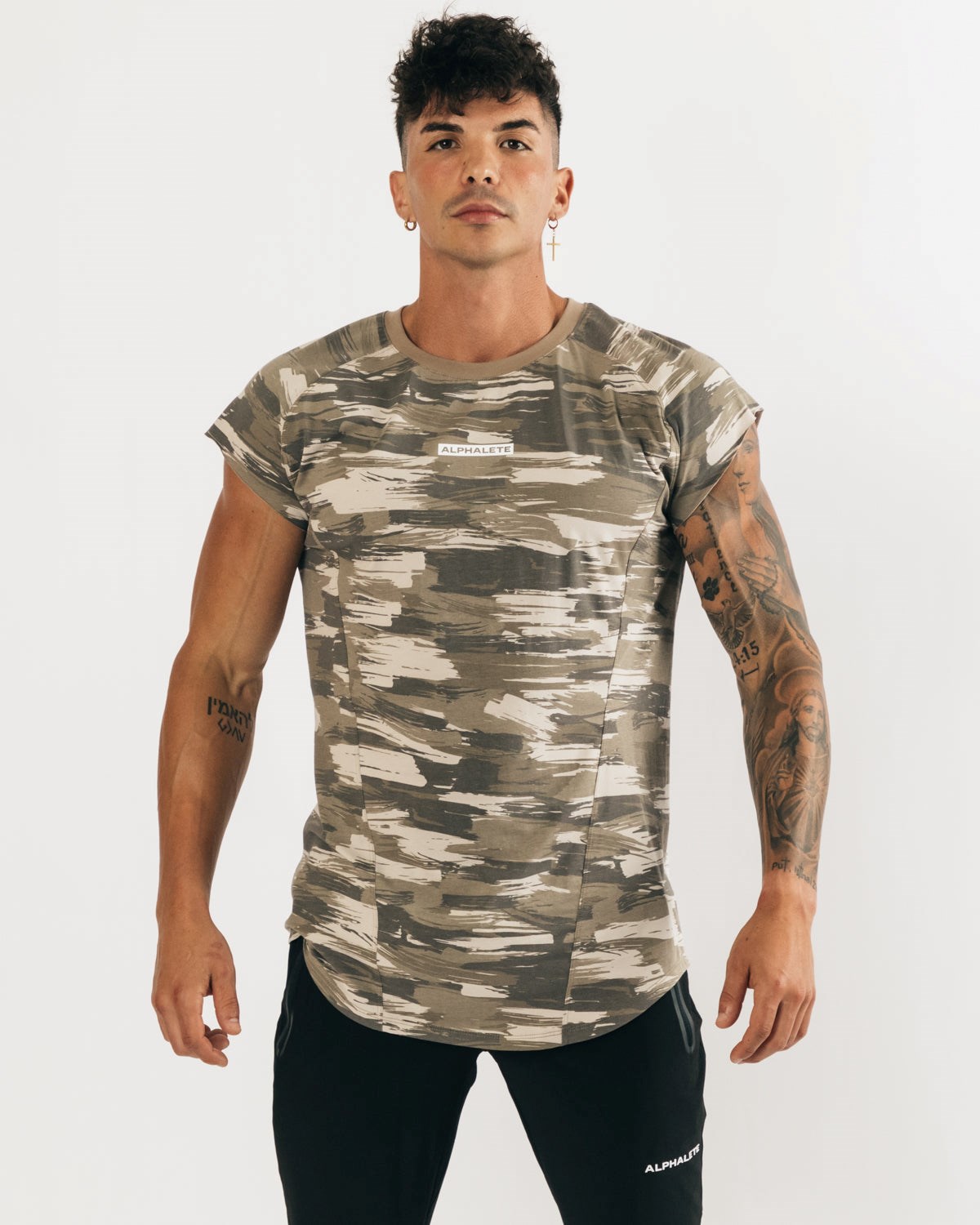 Alphalete High Performance Ärmellose Tee Camouflage | IY4682139