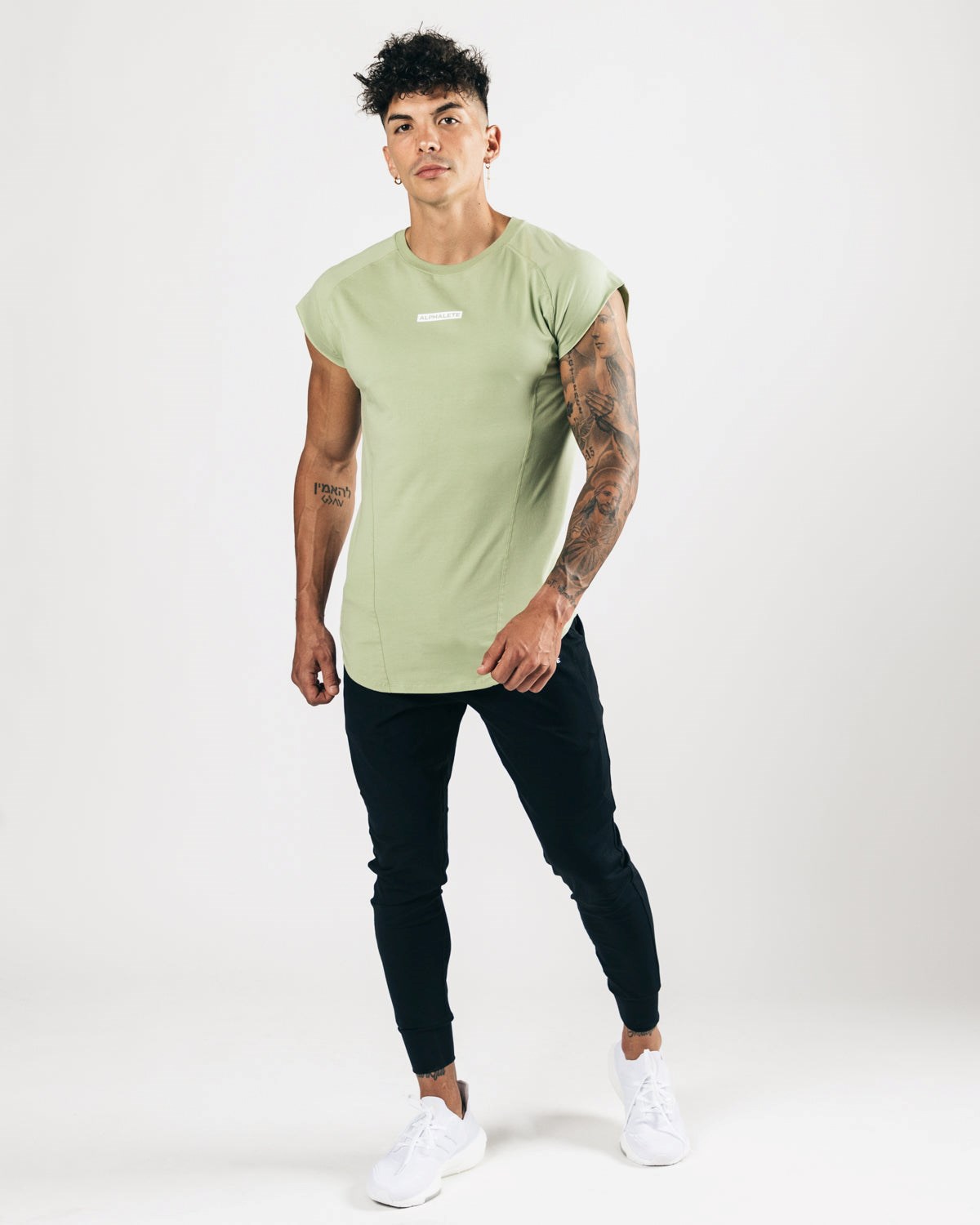 Alphalete High Performance Ärmellose Tee Meadow | KE1269854