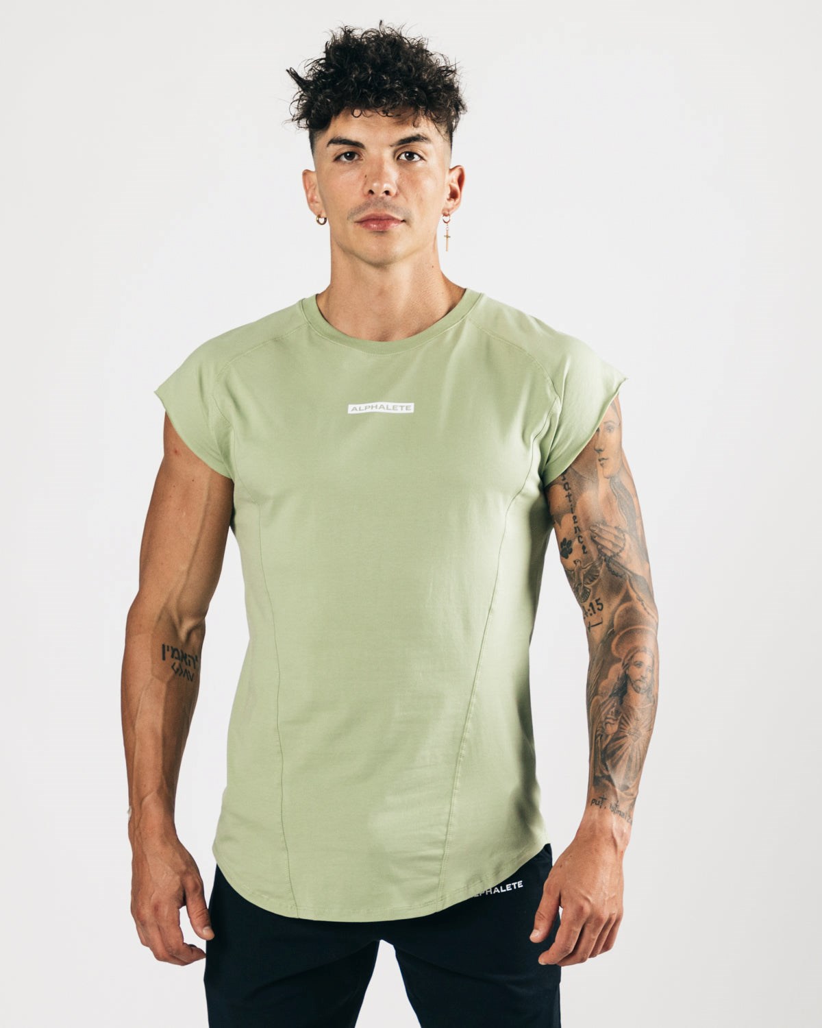 Alphalete High Performance Ärmellose Tee Meadow | KE1269854