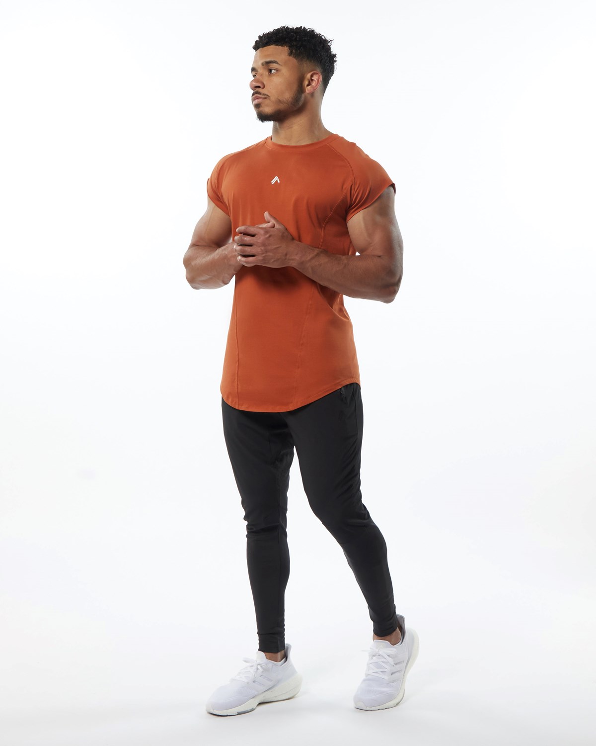 Alphalete High Performance Ärmellose Tee Sour Tangerine | PW5269841