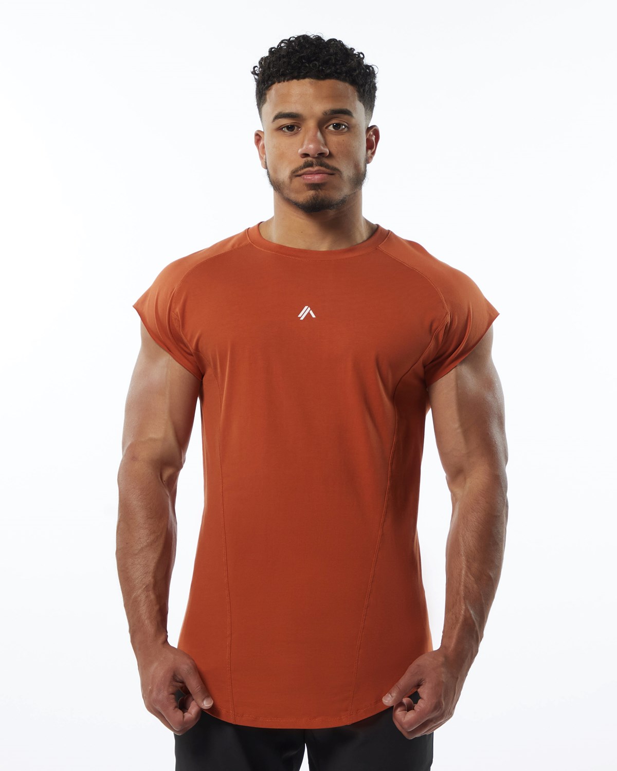 Alphalete High Performance Ärmellose Tee Sour Tangerine | PW5269841