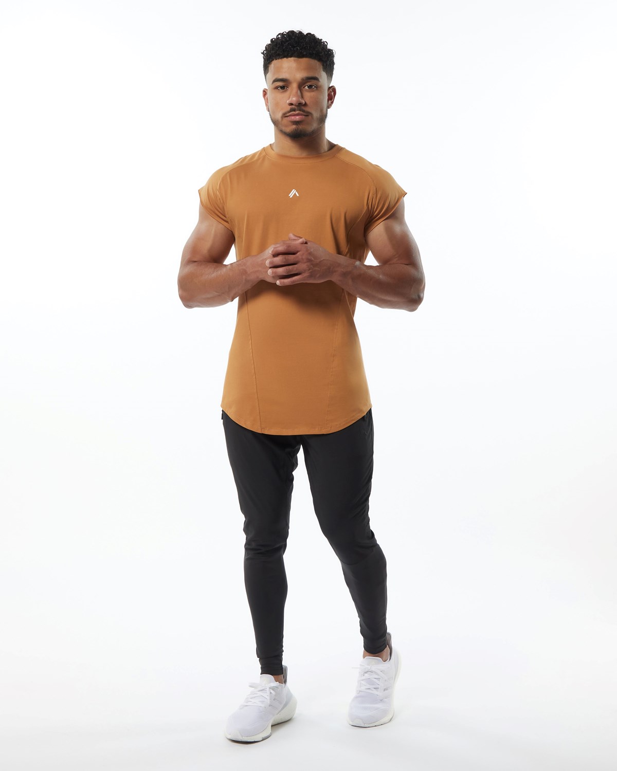 Alphalete High Performance Ärmellose Tee Chestnut | ZK3815276