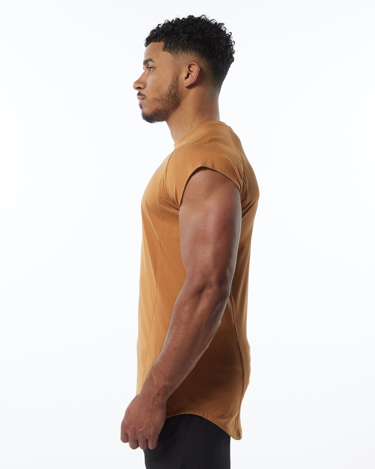 Alphalete High Performance Ärmellose Tee Chestnut | ZK3815276