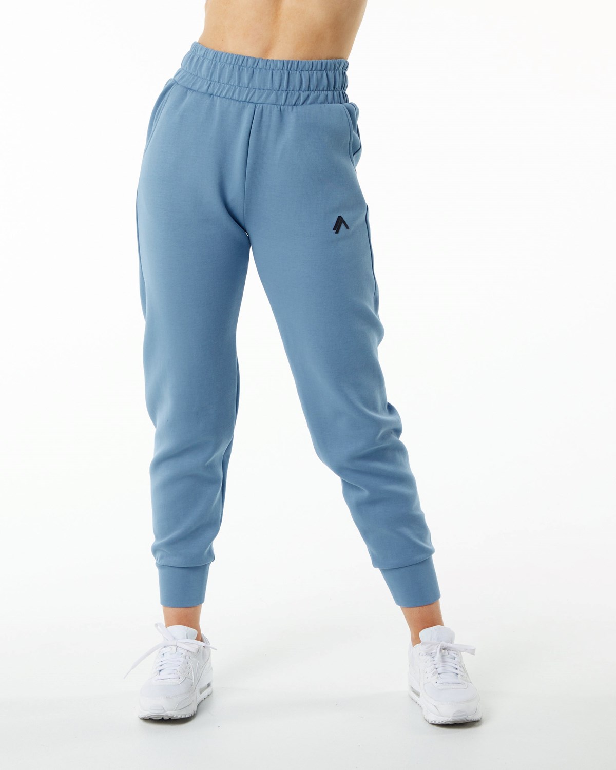 Alphalete Interlock Knit Cuffed Jogger Blau | BI2146705