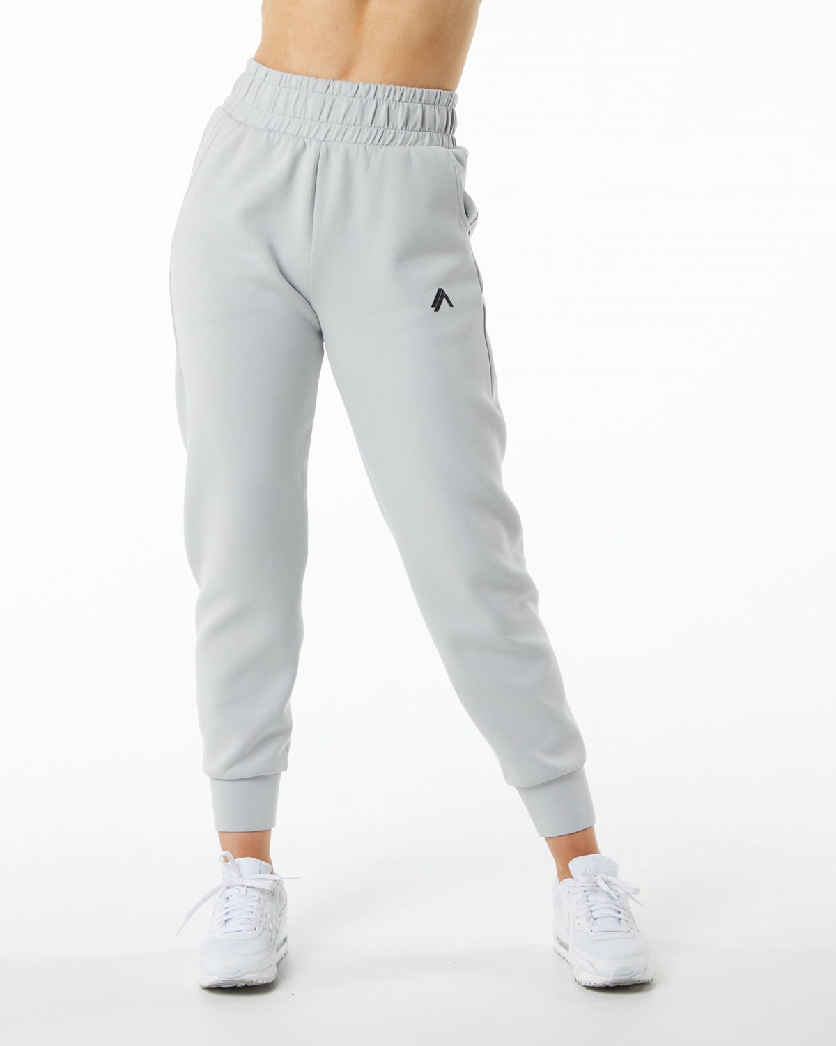 Alphalete Interlock Knit Cuffed Jogger Grau | FE2148690