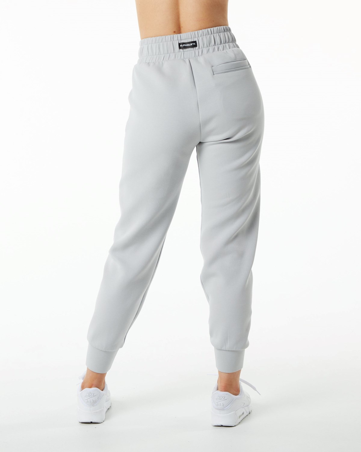 Alphalete Interlock Knit Cuffed Jogger Grau | FE2148690