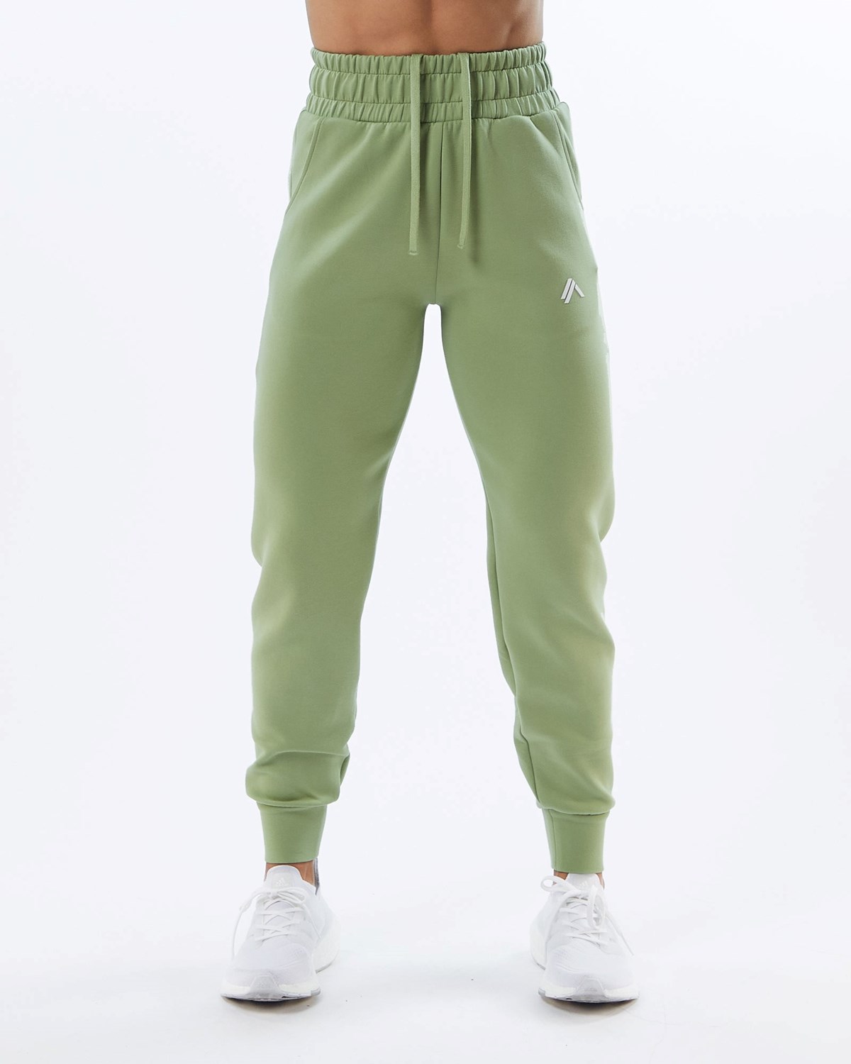 Alphalete Interlock Knit Cuffed Jogger Hellgrün | AD9263174