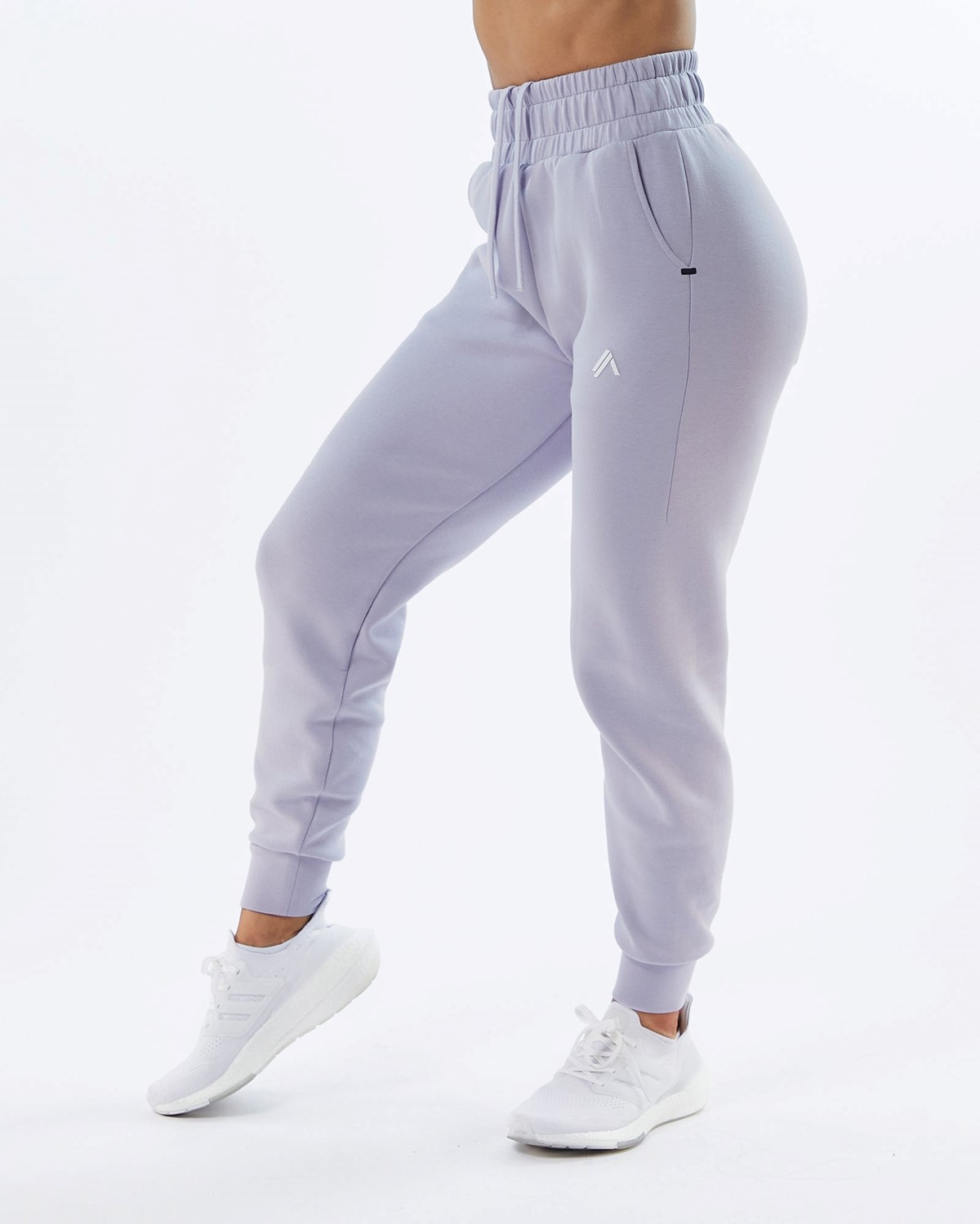 Alphalete Interlock Knit Cuffed Jogger Lilac | BQ8214965