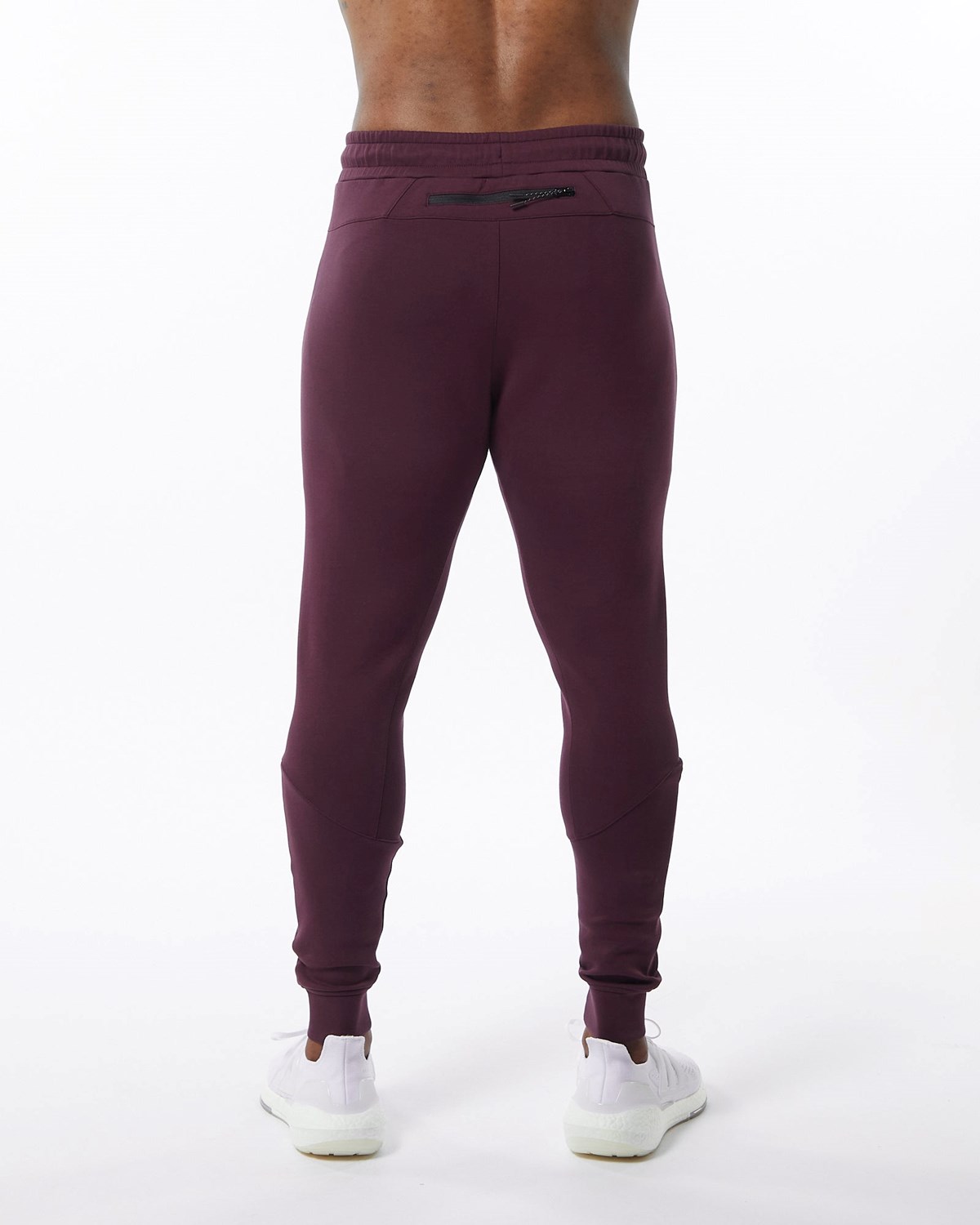 Alphalete Interlock Knit Cuffed Jogger Merlot | FP2057394