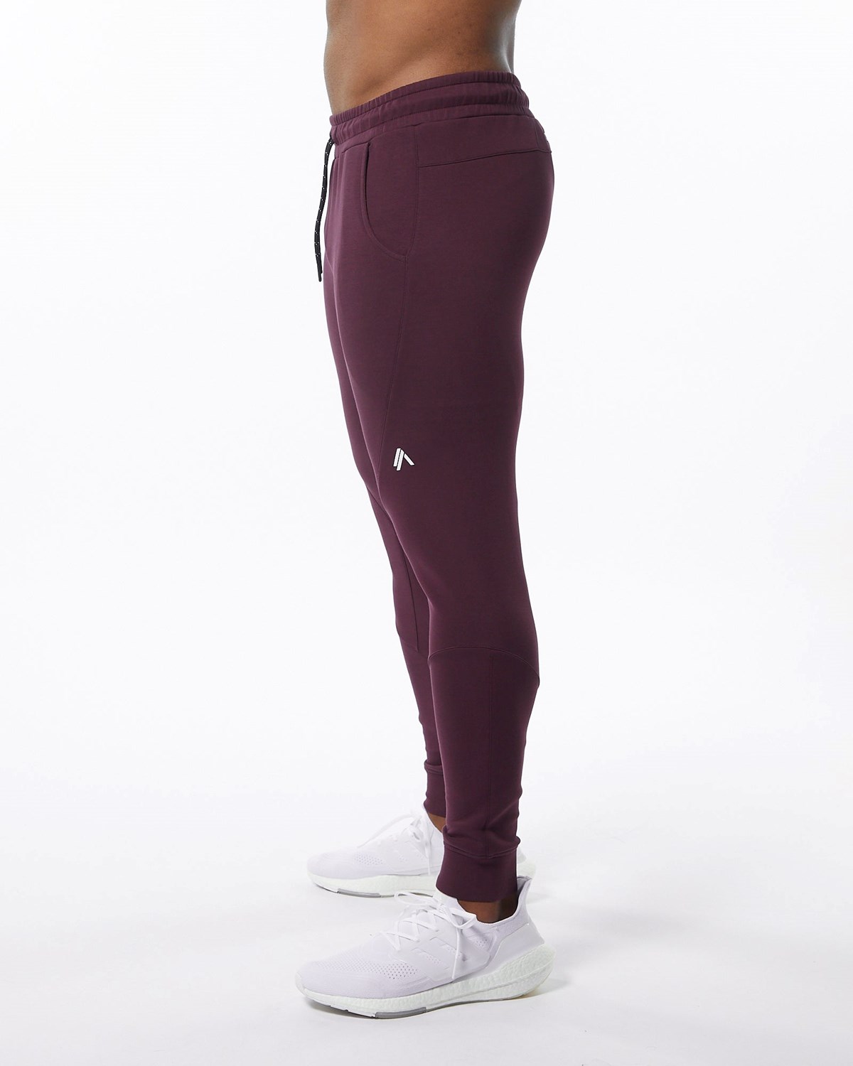 Alphalete Interlock Knit Cuffed Jogger Merlot | FP2057394