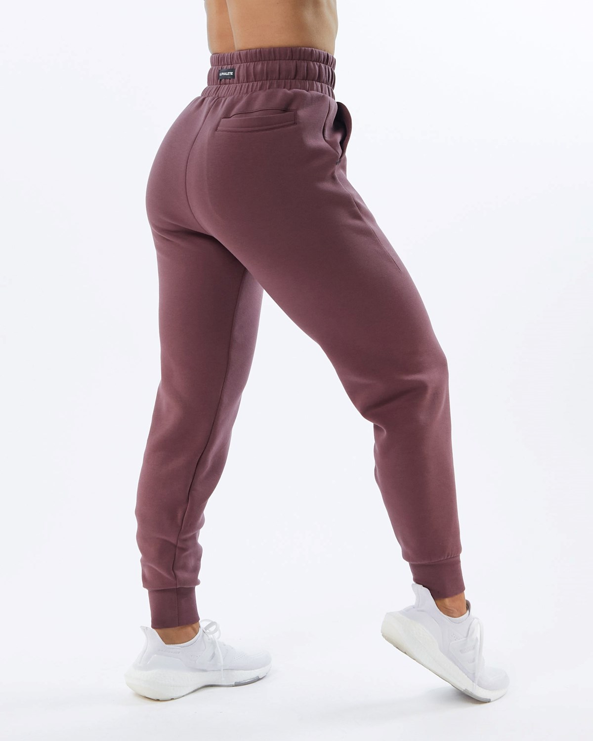 Alphalete Interlock Knit Cuffed Jogger Mauve | ZX0965173