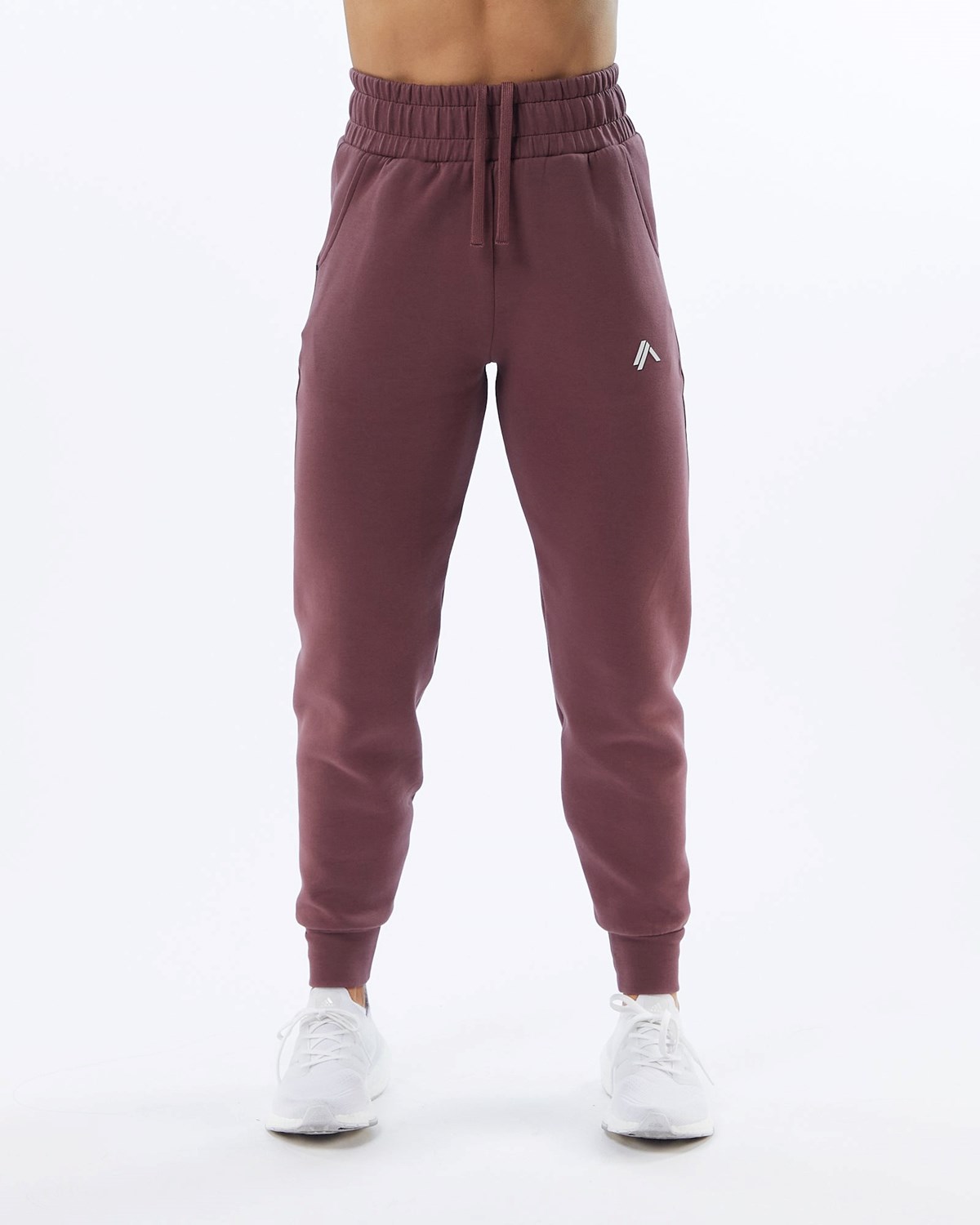 Alphalete Interlock Knit Cuffed Jogger Mauve | ZX0965173