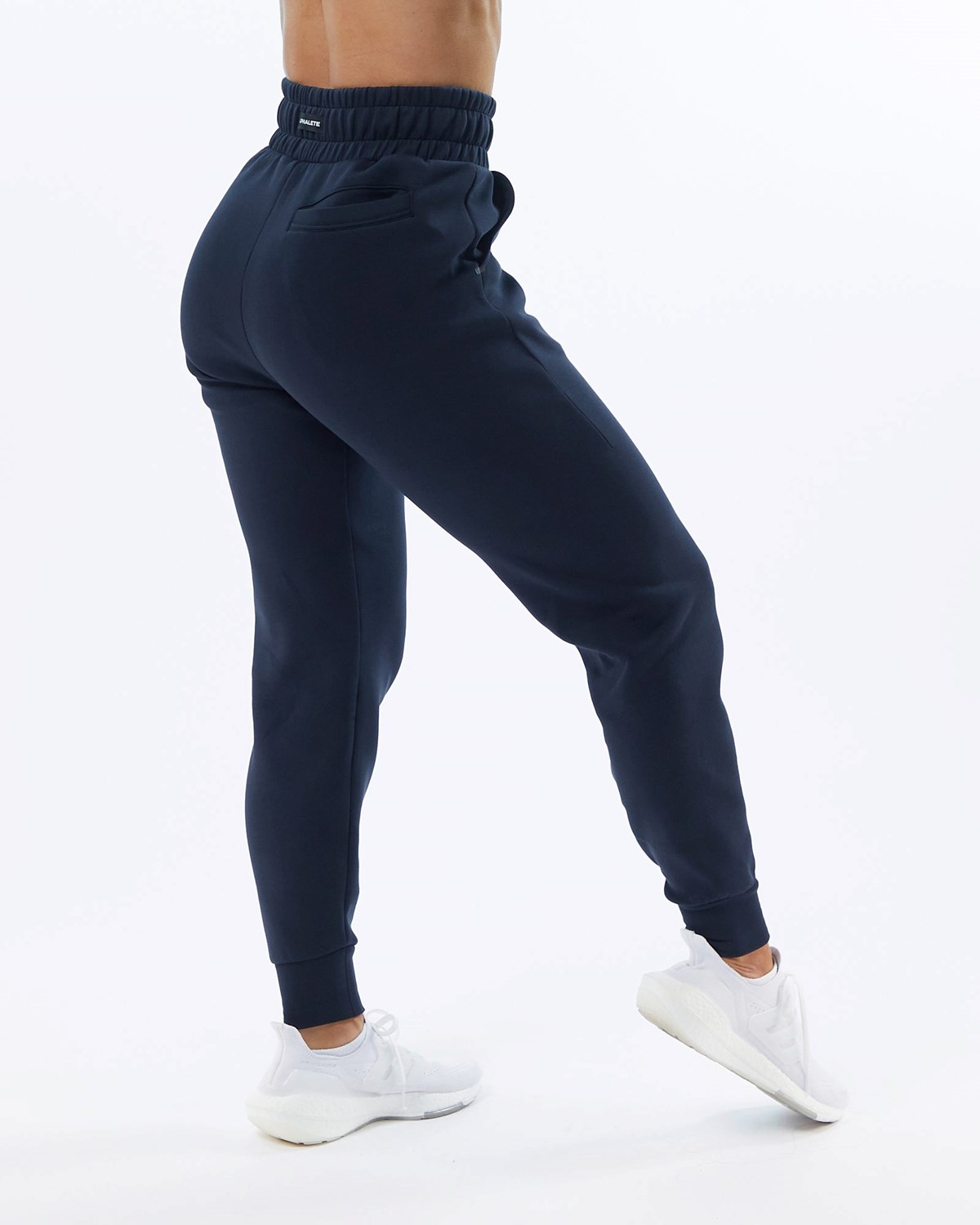 Alphalete Interlock Knit Cuffed Jogger Navy | MK0543869