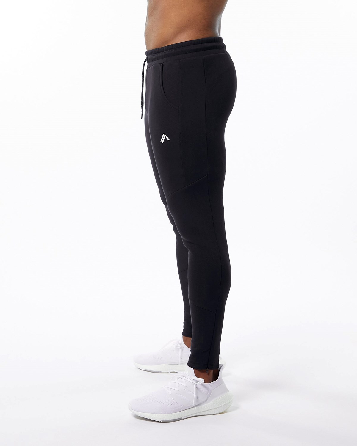 Alphalete Interlock Knit Zip Jogger Schwarz | KF5167902