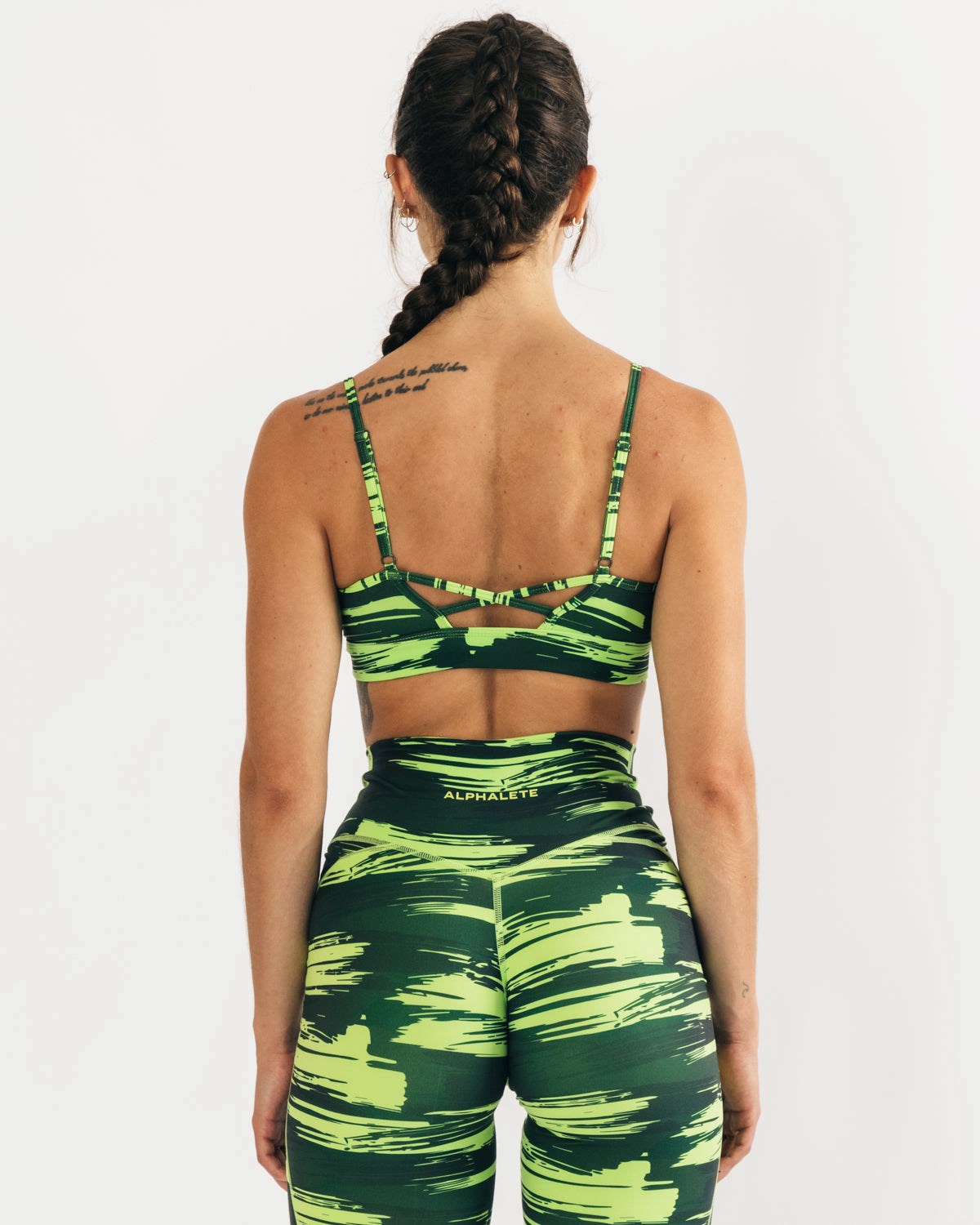 Alphalete Medium Impact Bra Camouflage | JF7928540