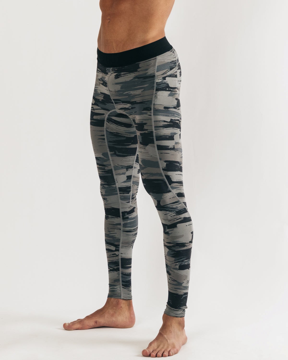 Alphalete Performance High-Compression Sport Tight Schwarz Camouflage | ZH8536791