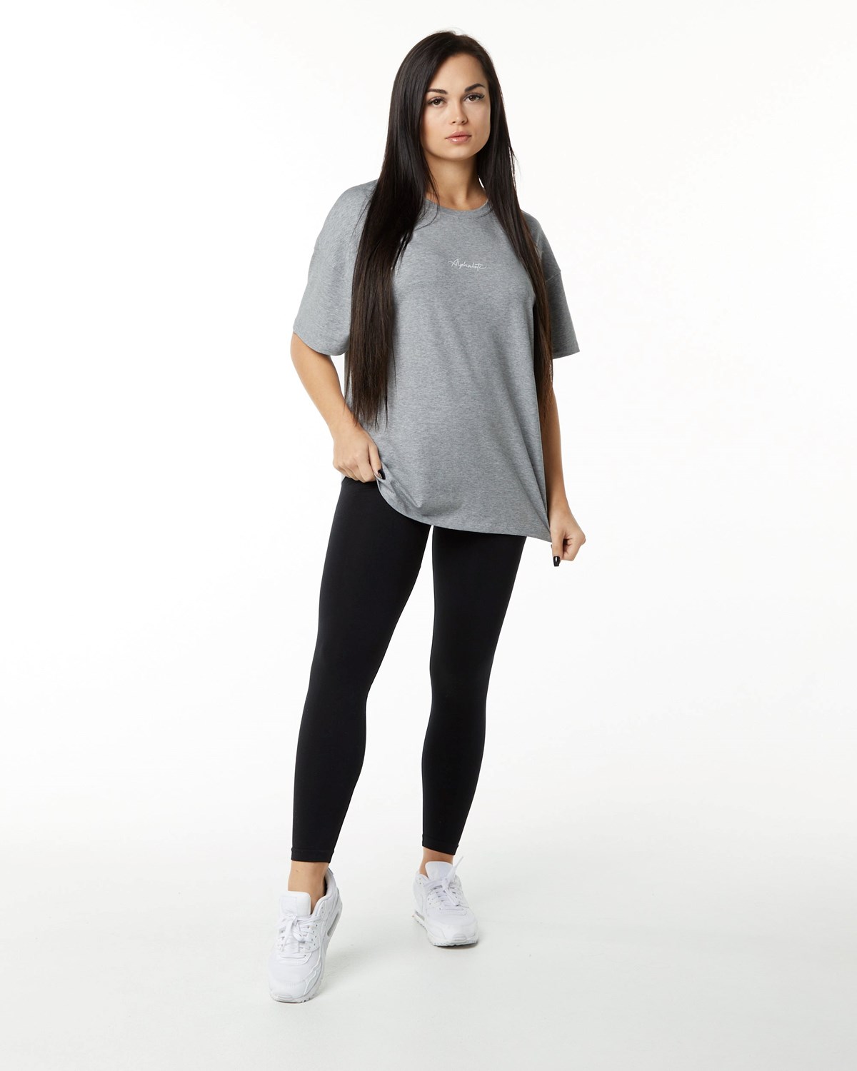 Alphalete Performance Kurzes Sleeve Grau | IW3014972