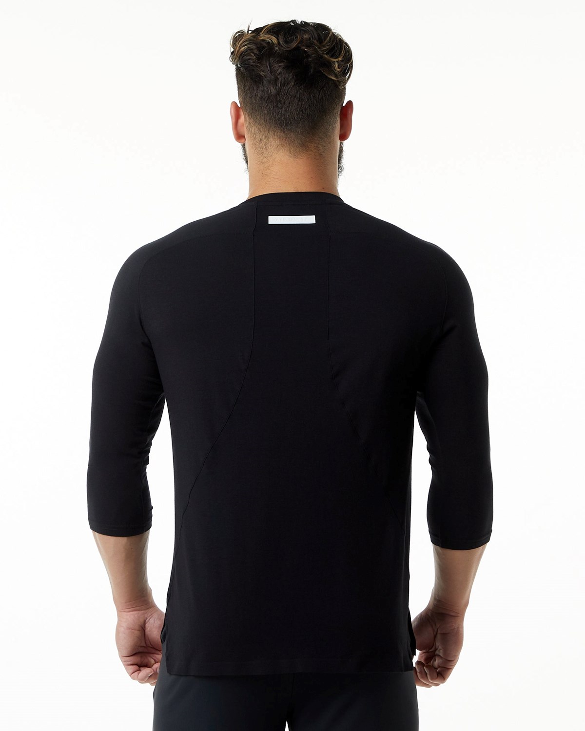 Alphalete Premium 3/4 Sleeve Tee Schwarz | TF4562093