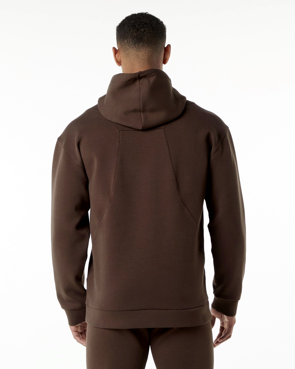 Alphalete Relaxed Interlock Knit Hoodie Braun | VM2179456