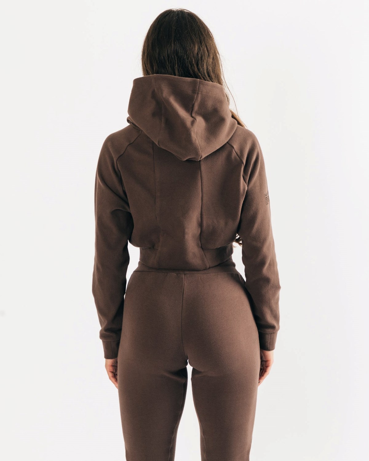 Alphalete Relaxed Single-Brushed Pullover Hoodie Cocoa | MA8125730