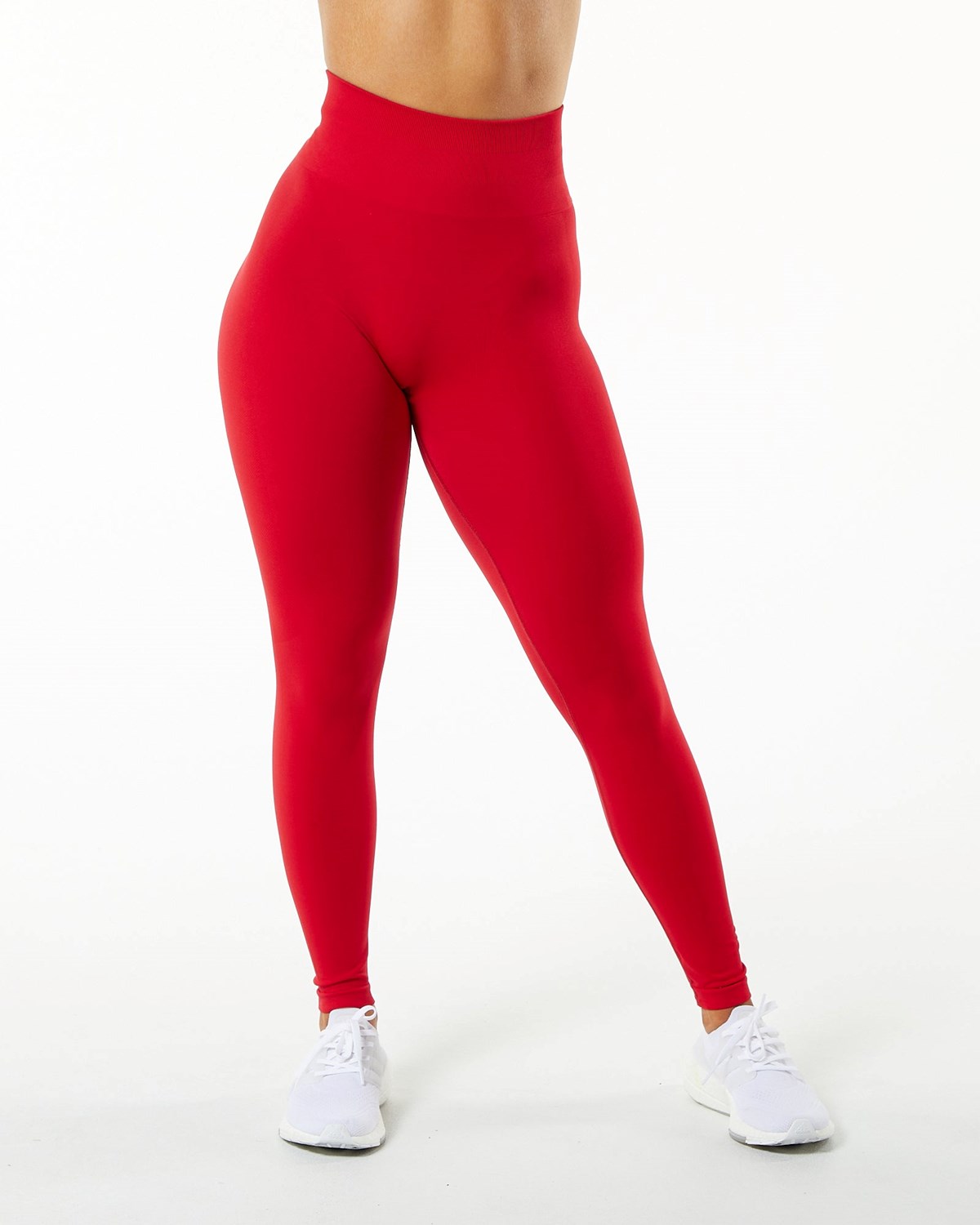 Alphalete Seamless Scrunch Legging Rot | ZL9807426