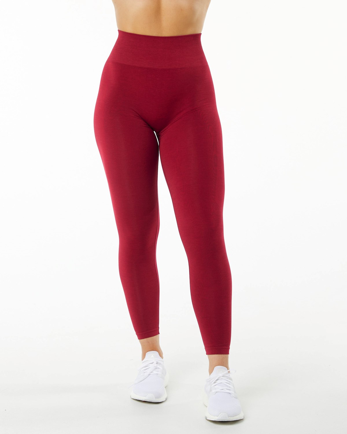 Alphalete Seamless Scrunch Legging Scarlet | JO7193084