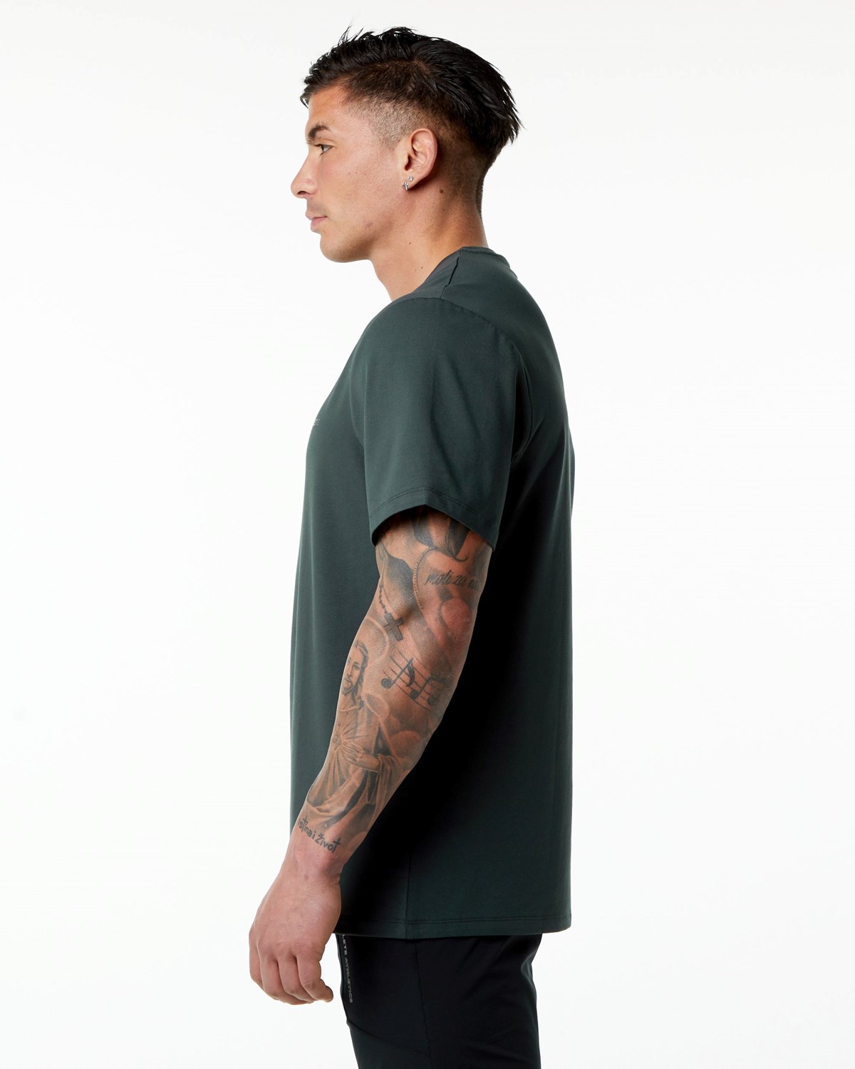 Alphalete Set-In Sleeve Tee Grün | WG4570293