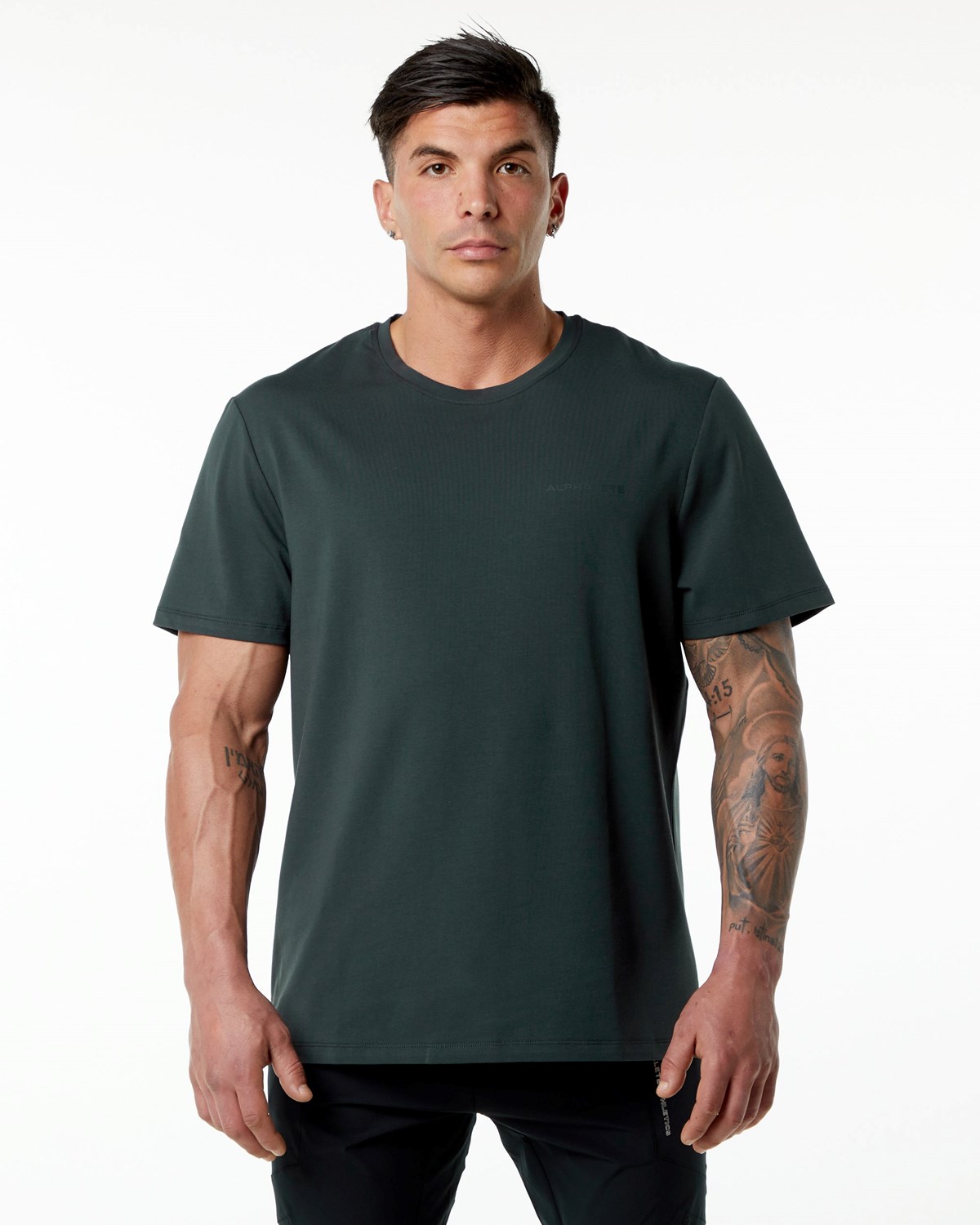 Alphalete Set-In Sleeve Tee Grün | WG4570293