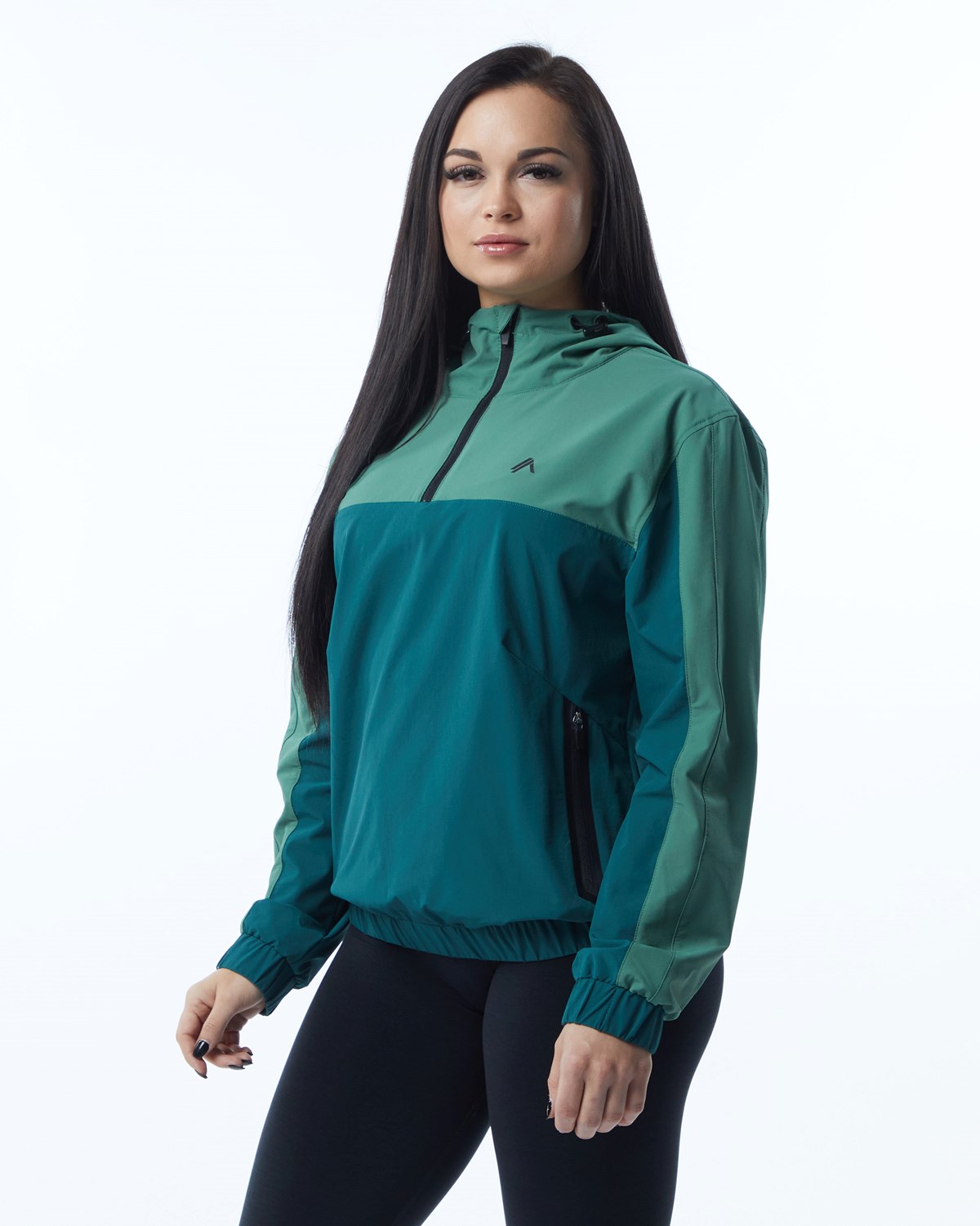 Alphalete Woven Performance Jacket Grün | QI5921643