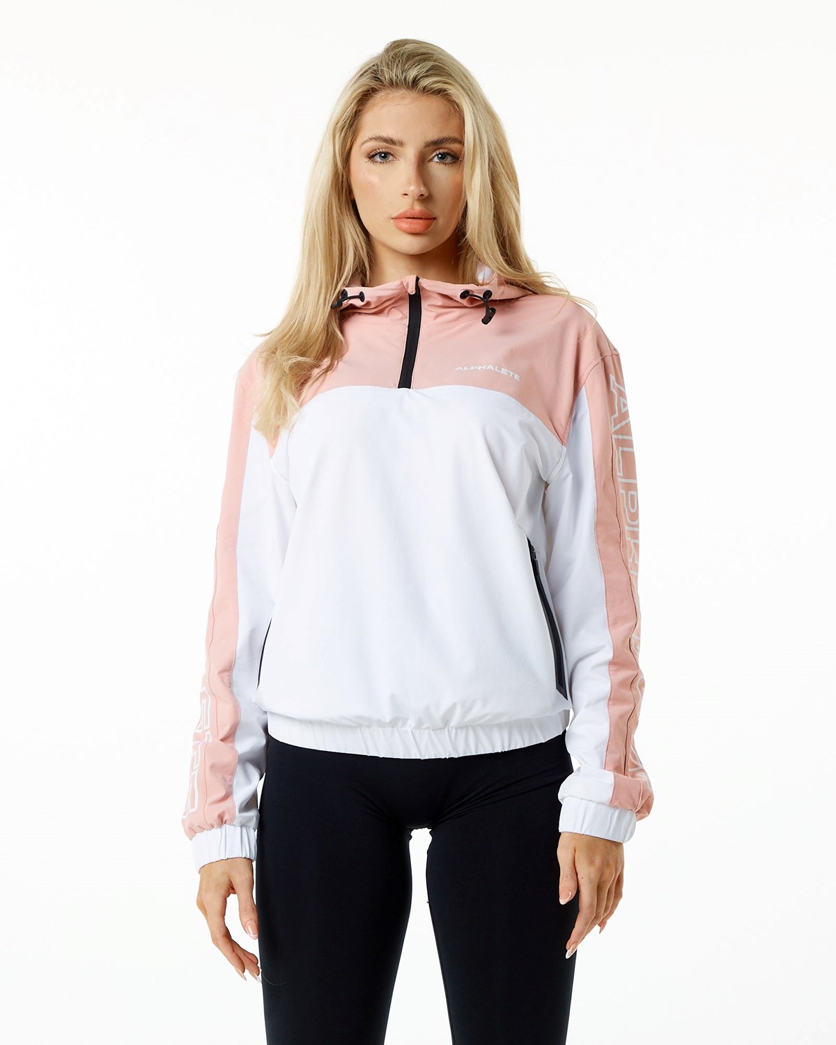 Alphalete Woven Performance Jacket Rosa | MO2679810