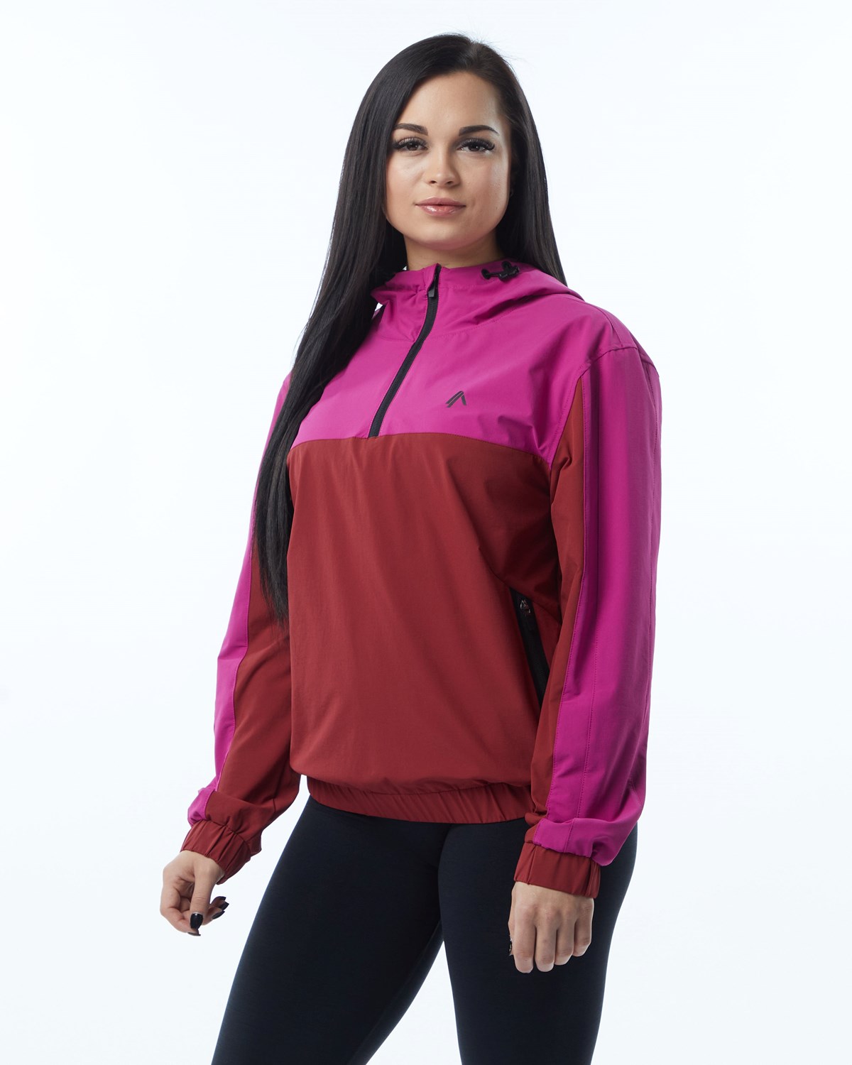 Alphalete Woven Performance Jacket Rosa | RF5917308