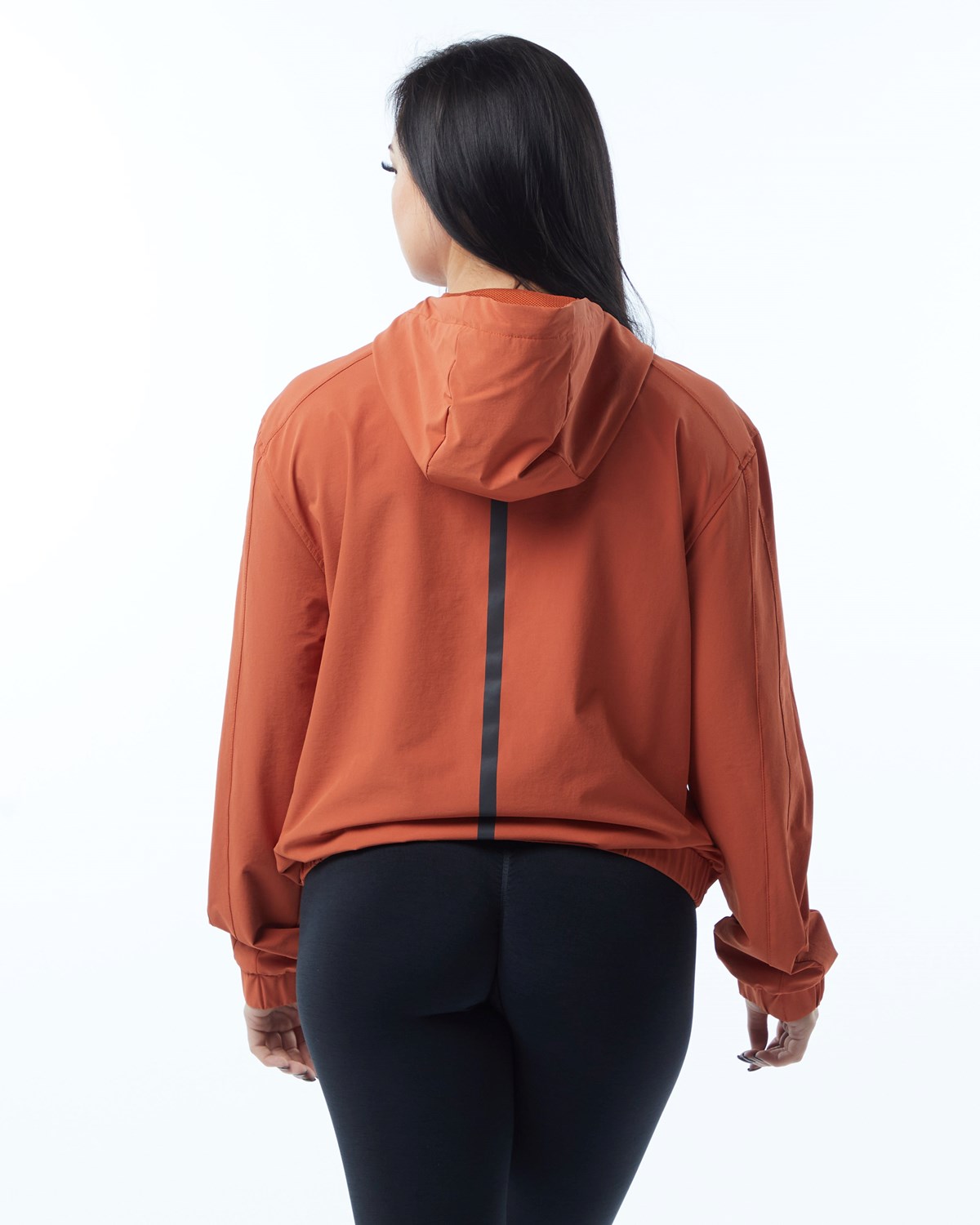 Alphalete Woven Performance Jacket Sour Tangerine | HG1392860