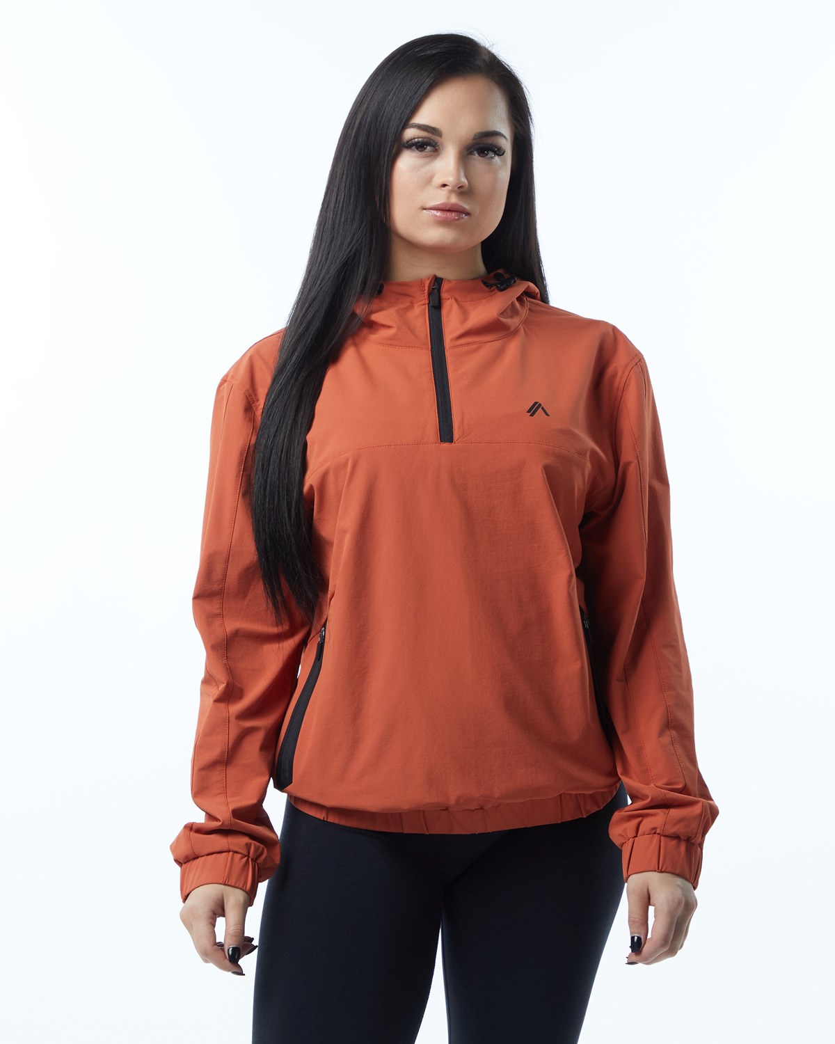 Alphalete Woven Performance Jacket Sour Tangerine | HG1392860