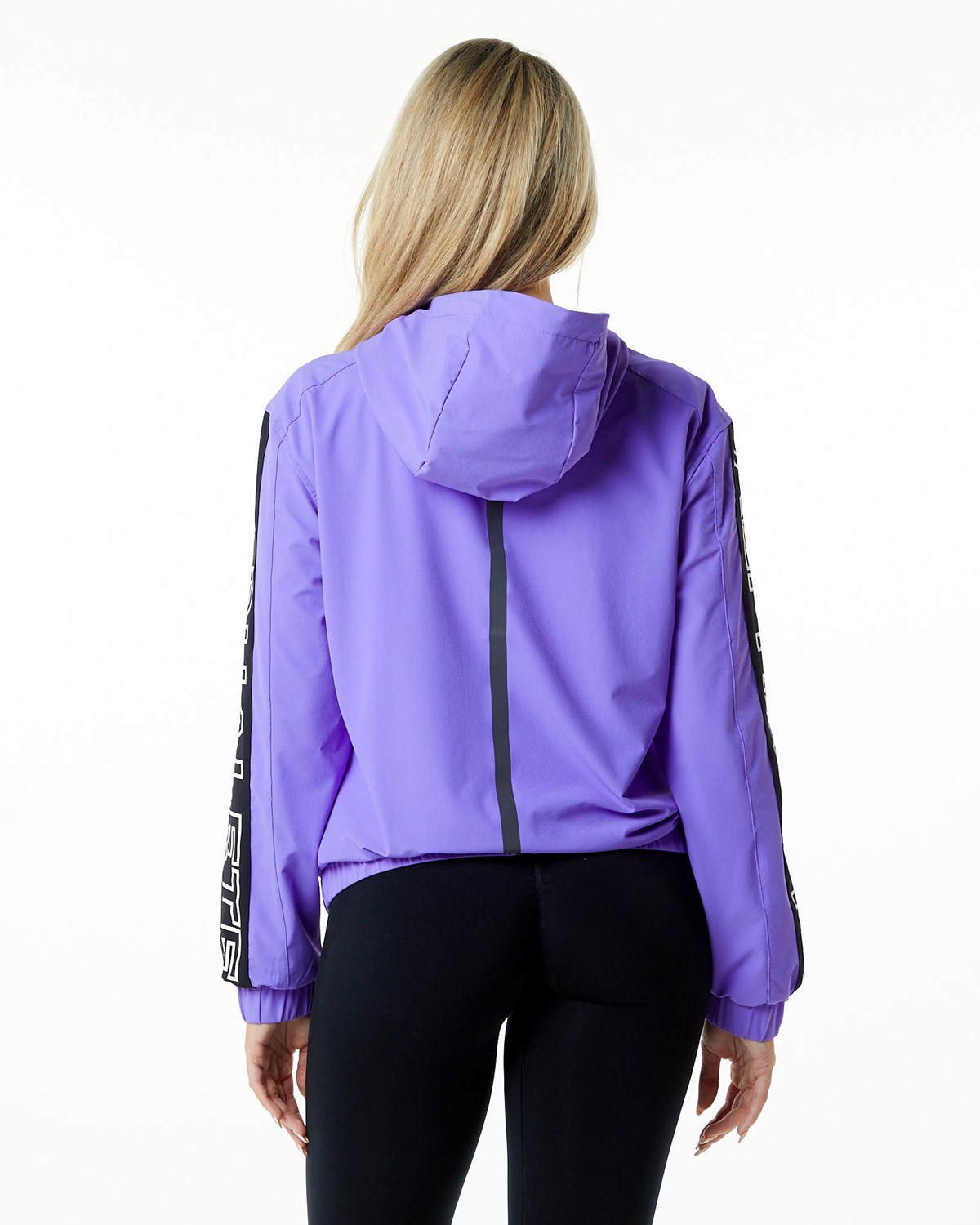 Alphalete Woven Performance Jacket Synthetic Violet | TU6794528