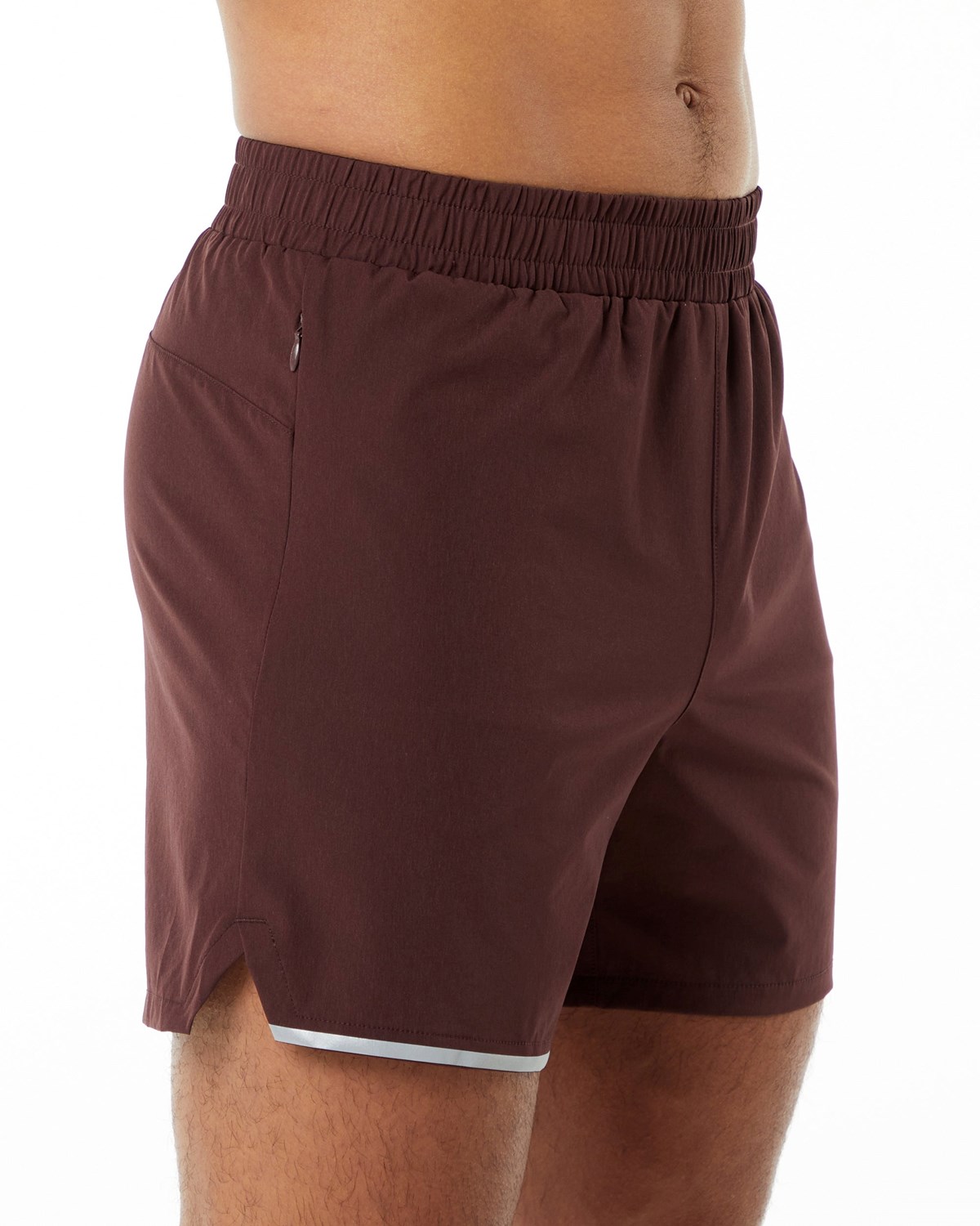 Alphalete Woven Sport Kurzes Bordeaux | MK1527860