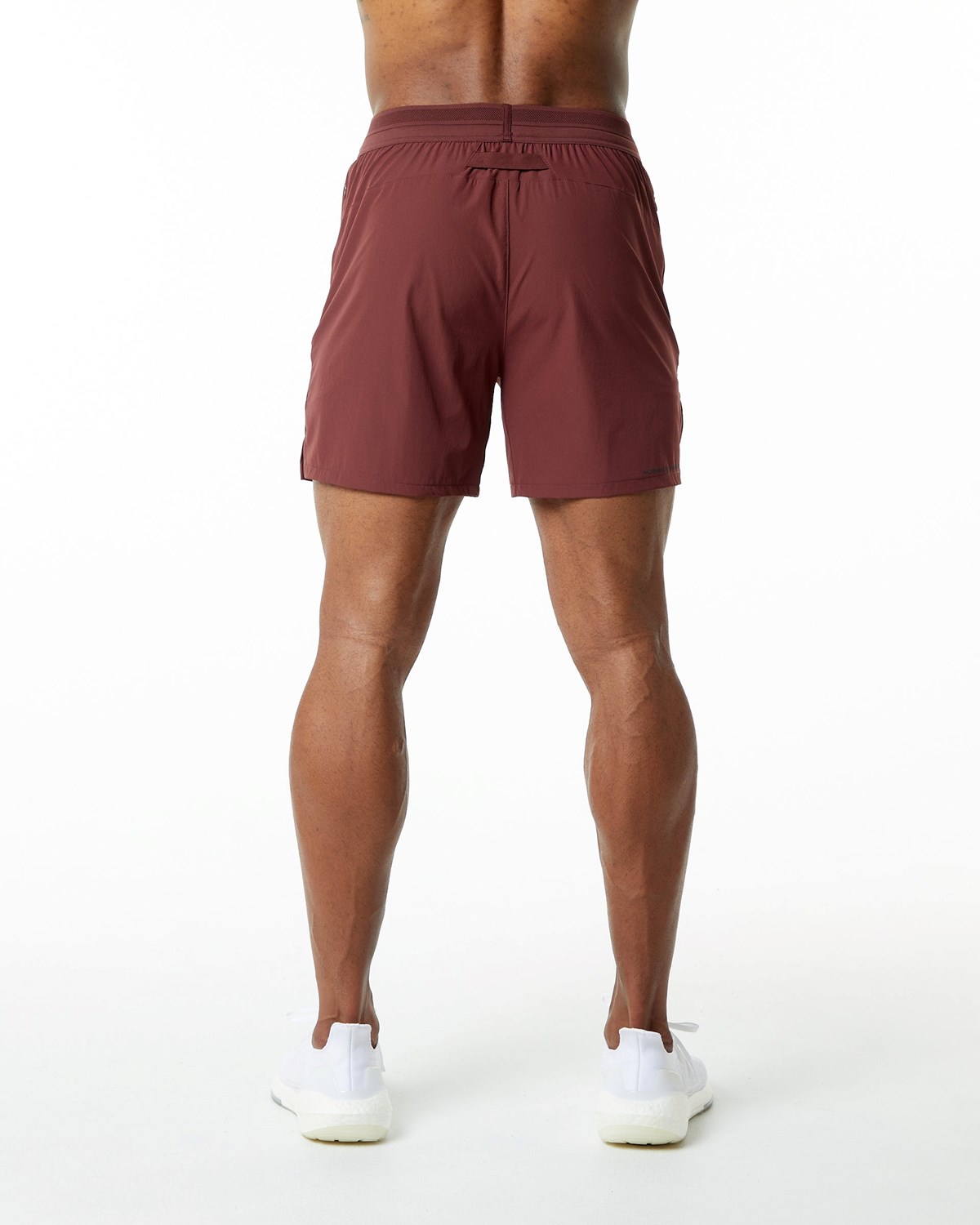 Alphalete Woven Sport Kurzes Merlot | AC5042967