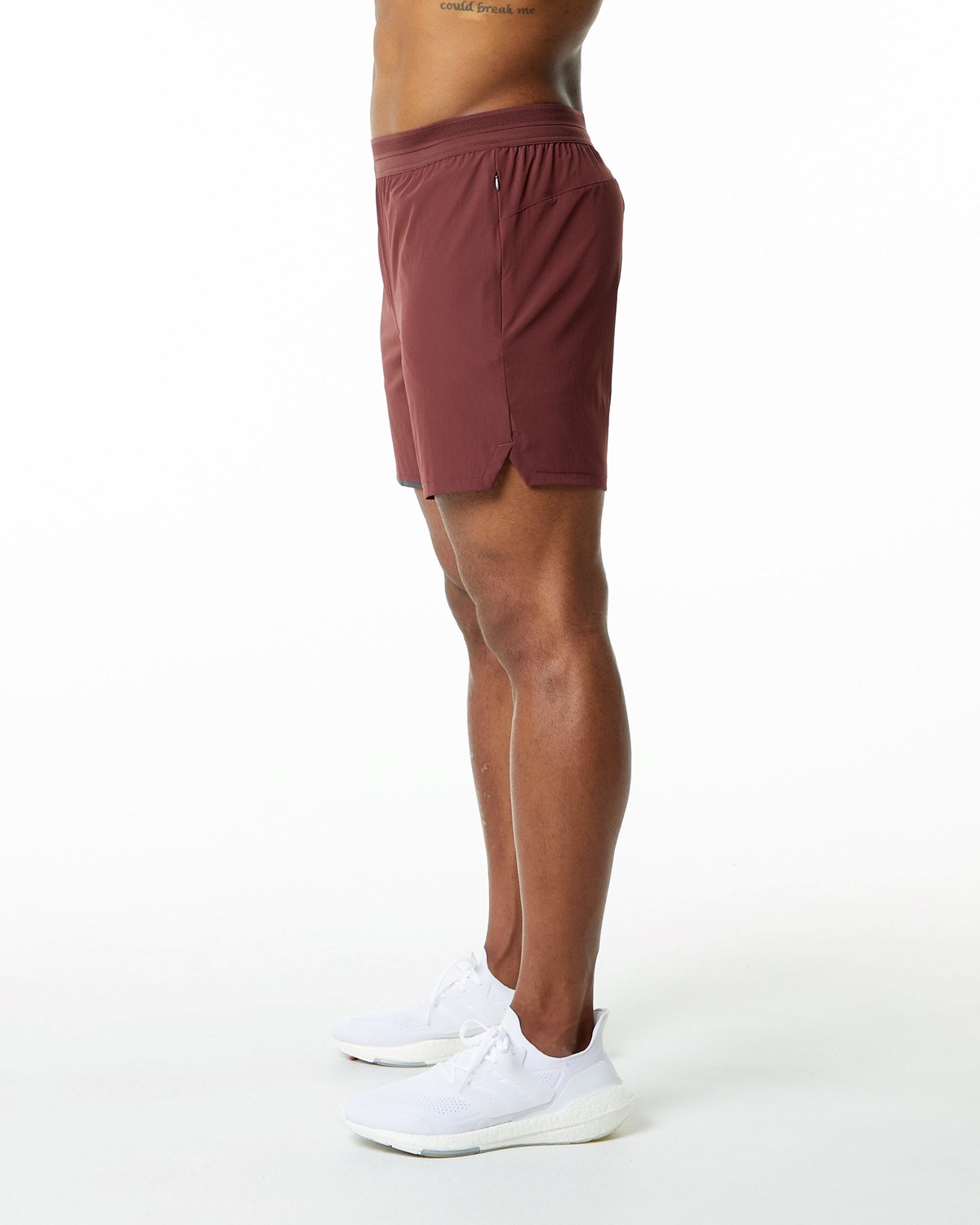 Alphalete Woven Sport Kurzes Merlot | AC5042967