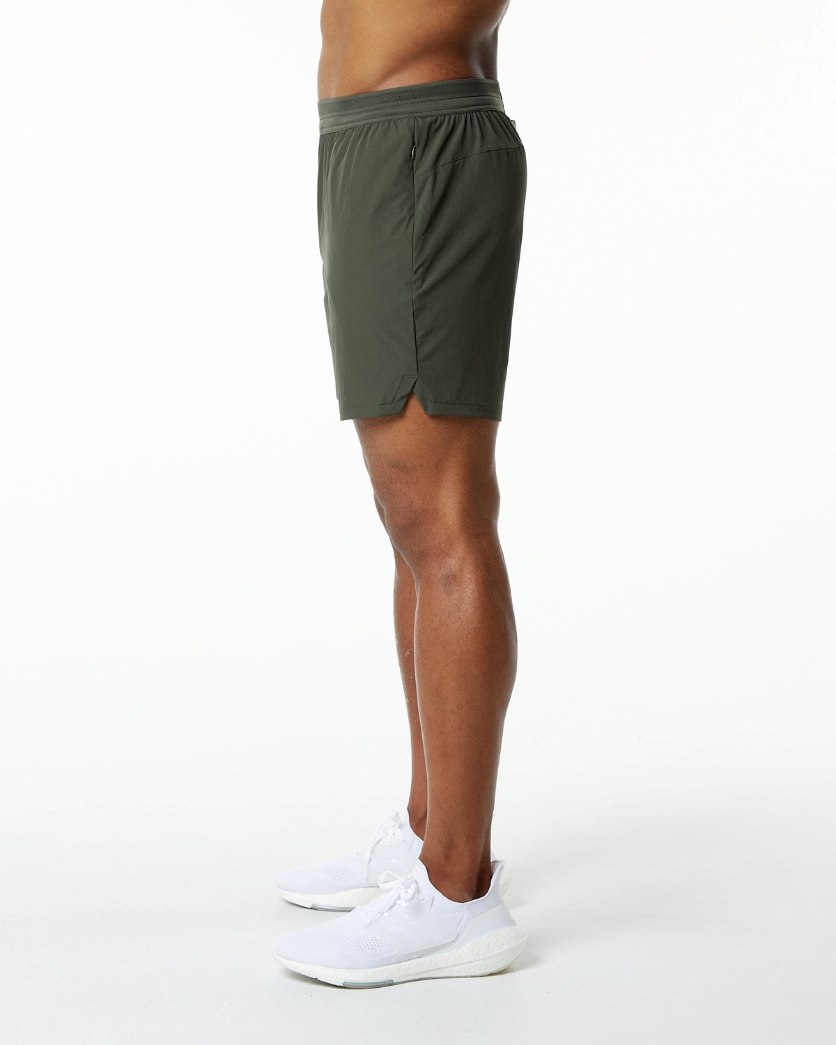 Alphalete Woven Sport Kurzes Olivgrün | GY1364820